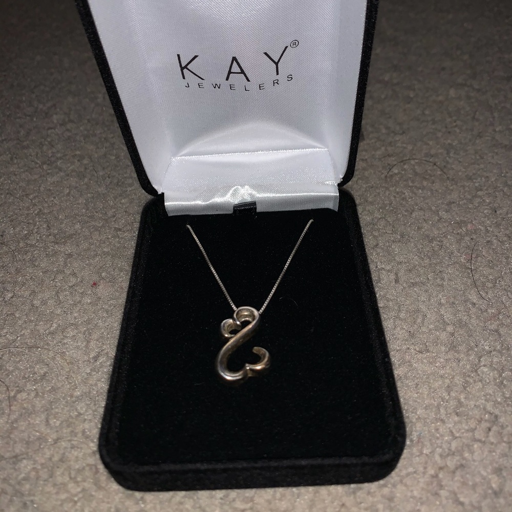 Open heart necklace